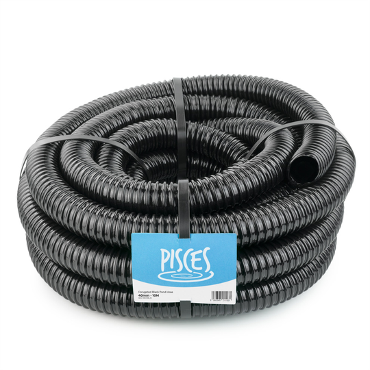Pisces 10m Black Corrugated Hose - 40mm