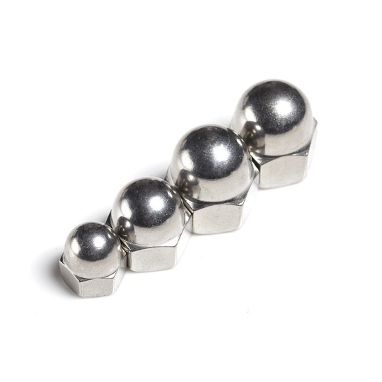 (5, M6 X 6mm) M3 M4 M5 M6 M8 M10 M12 M14 M20 A2 STAINLESS STEEL DOME NUTS HEX DOMED NUTS