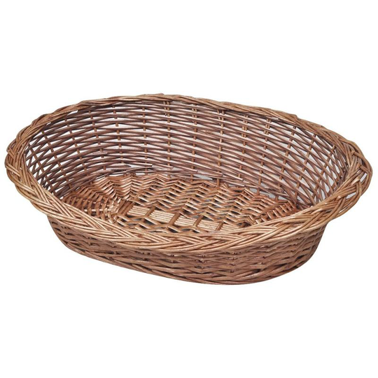 Willow Dog Basket/Pet Bed Natural 50 cm