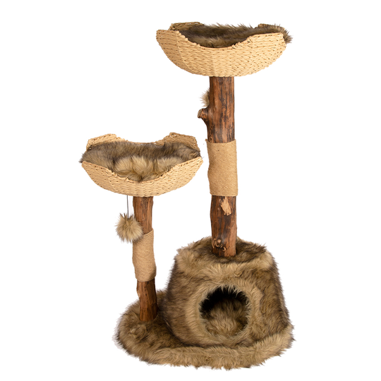 Karlie Nala Scratching Tree - Brown