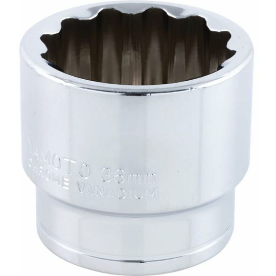 Socket Bi-hexagon 1/2' Square Drive 36mm Chrome Vanadium (12-Point) - Yamoto