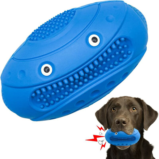 Betterlifegb - BR-Vie Dog Chew Toy with Milk Flavor for Aggressive Chewers Crocodile Head Shape Tough and Durable Rubber for Medium and Large Breed