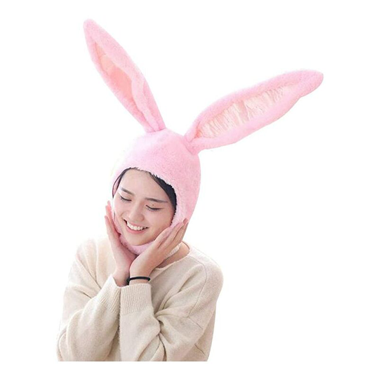 Easter Bunny Hat Ear Funny Plush Hood Women Costume Rabbit Hat Cosplay Christmas Party Holiday Hat