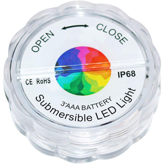Led remote control diving light, aquarium led color underwater light, single package (pp bag)