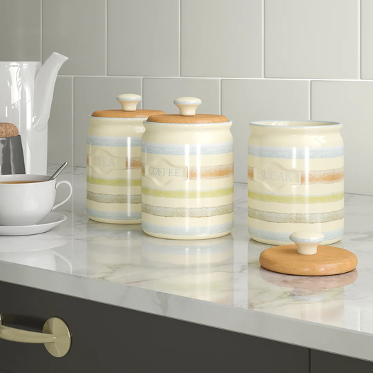 Classic Collection 3 Piece Coffee, Tea, & Sugar Set