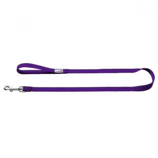 (2cm x 1.3m, Purple) Doodlebone Bold Nylon Dog Lead