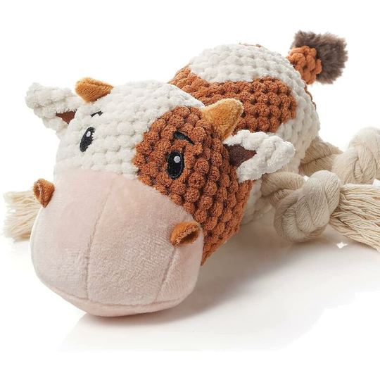 Dog Toys. Dog Plush Toy For Large Breed. Cute Squeaky Dog Toys With Crinkle Paper