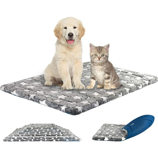 Joorrt - Reversible Dog Bed (Hot and Cold) 76cm, Stylish High Density Foam Dog Cushion, Washable Pet Mat Suitable for Medium Dogs up to 20 kg