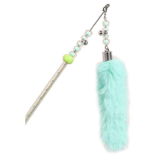 Cat Toys Wand Teaser With Bell Plush Strip Toy Interactive Cat Toys For Indoor