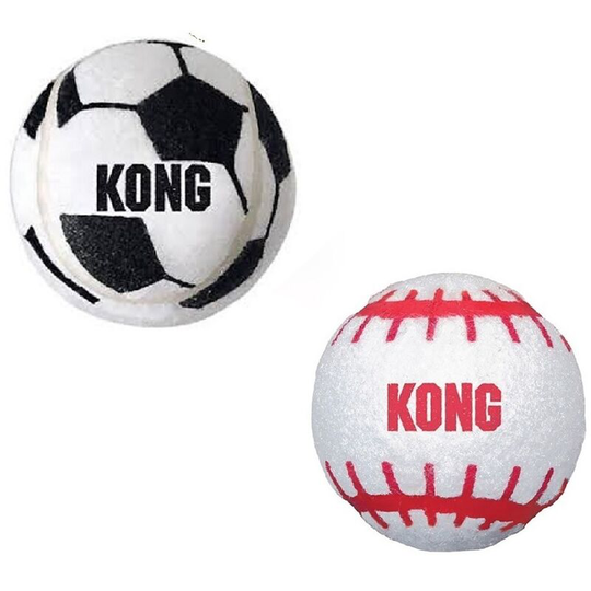 Sport Dog Balls (2 Pack) (Large) (May Vary) - May Vary - Kong
