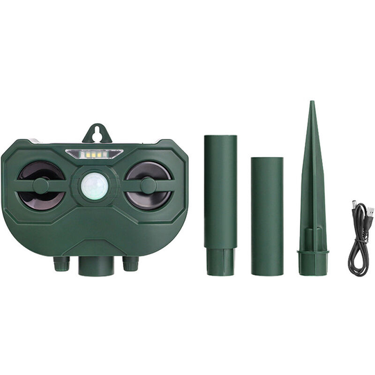Superseller - Outdoor Waterproof Solar Powered Pest Rejector Garden Farm Ultrasonics Mouse Mole Pest Rodent Repellent Device Animal Repeller