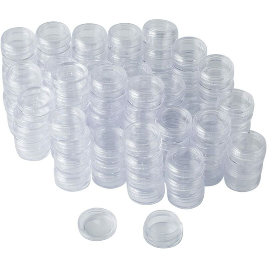 108-piece cosmetic container, empty can, transparent can with lid, cosmetic lip balm cream, rhinestone pearl box, trial sample box