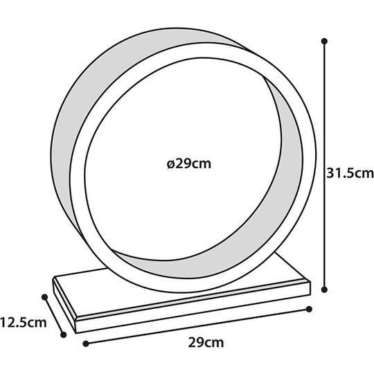 FVO - 29cm Bogie Hamster Exercise Wheel