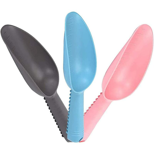 3 pcs Plastic Gardening Shovel, for Plants Multifunction Plastic Gardening Soil Plastic Shovel Indoor Outdoor Planting Shovel