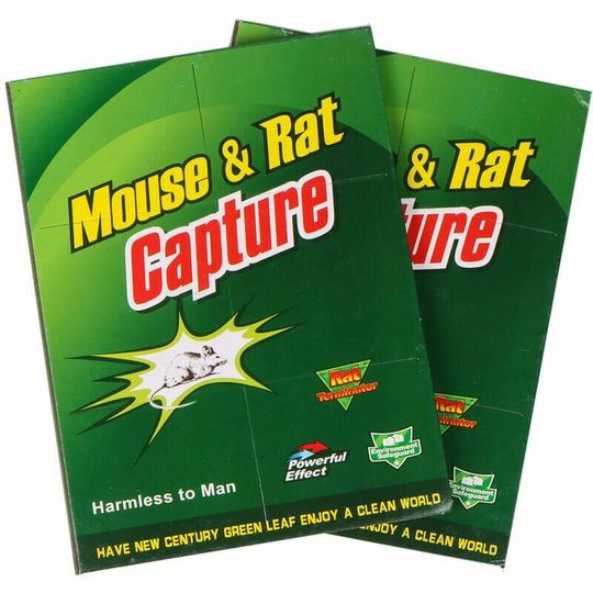 Monly - Mouse Trap Effective Rat Trap Mouse Catcher - 10 Sticky Adhesive Sheets - Green Large 21 x 32cm - Home Garden Use