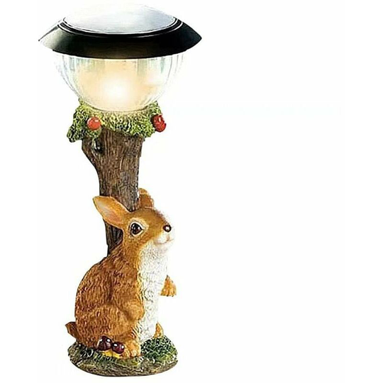 Outdoor garden accessories, solar garden animal light (rabbit)