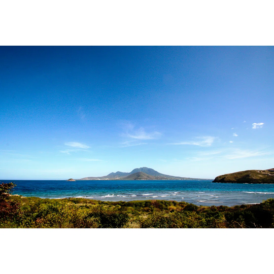 Nevis From St Kitts by Talbotimages - Wrapped Canvas Photograph