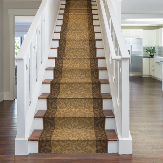 Bansil Tufted Taupe Stair Runner