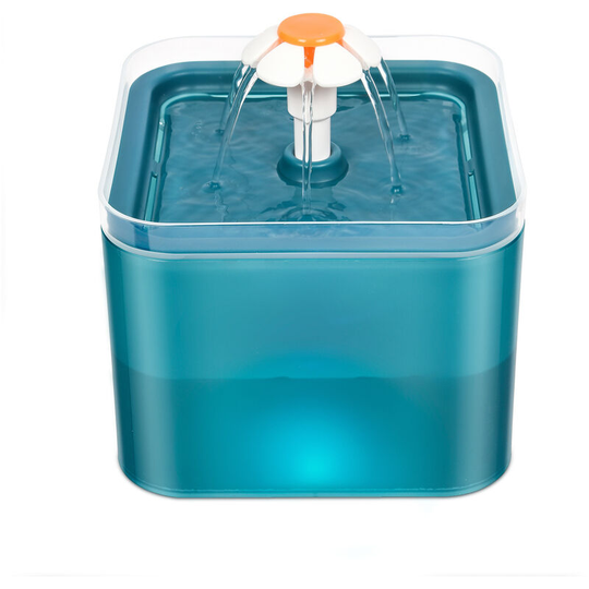 Heguyey - Water Fountain Water Dispenser for Ultra Quiet, Water Dispenser with led Light, 2L Fountain