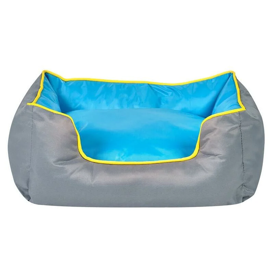 Bunty Square Heavy Duty Waterproof Pet Dog Puppy Bed Basket Tough Hard Wearing Cushion - Small