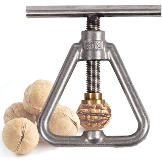 Stainless Steel Nut Crackers - Heavy Duty Nut Crackers - Tools for All Nuts, Macadamia, Hazelnuts
