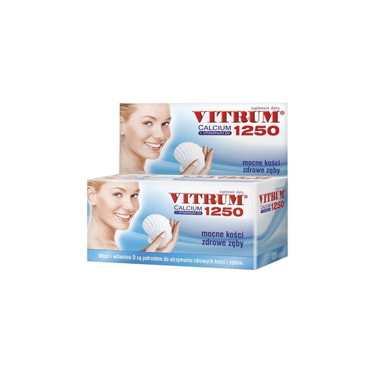 Vitrum Calcium 1250 + Vitaminum D3 120 tabletek