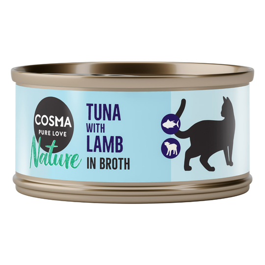 Cosma Nature Saver Pack 24 x 70g - Tuna with Lamb