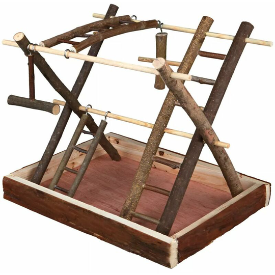 Bird Playground Natural Living 35x27x30 cm Wood 5663 Trixie Brown