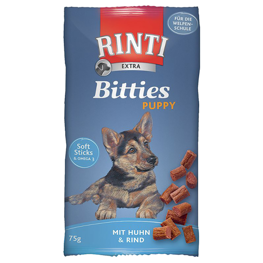 RINTI Extra Puppy Bitties - Chicken & Beef - 75g