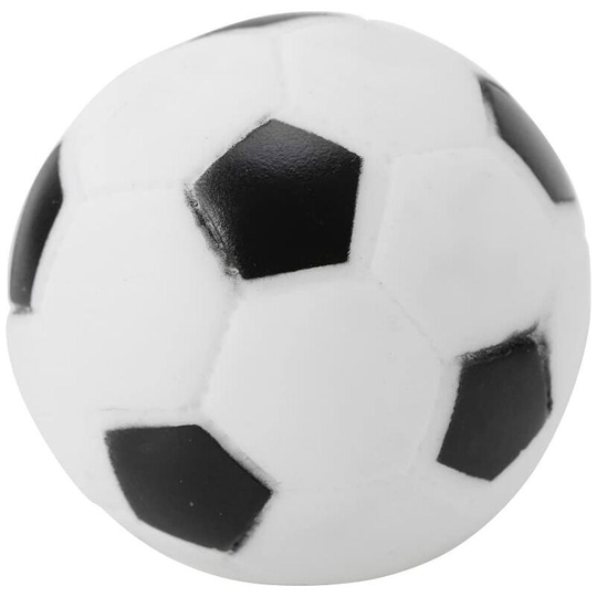 Sound Chew Ball Training Toy Dog Ball Squeak Toy for Dogs Pets (Soccer Ball Pattern)
