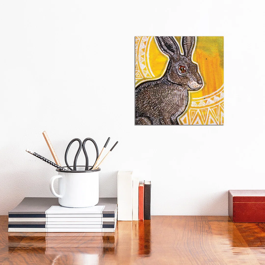 Sun Rabbit by Lynnette Shelley - Painting on Canvas