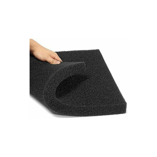 Fish Tank Filter Cotton Biochemical Cotton Black Fish Pond Activated Carbon Filter Material Thickened High Density Fish Tank Sponge 50cm x 50cm x 4cm