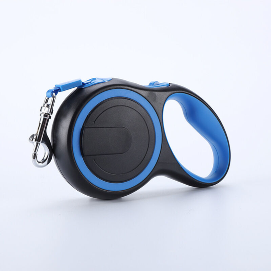 Dog leash, retractable pet leash, tangle free 3m Blue - Muff