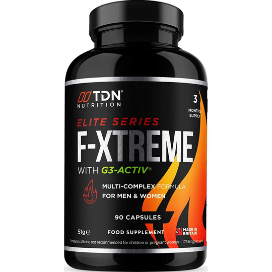 F-Xtreme for Men and Women - Weight Management Supplement - 90 Capsules - 3 Months Supply - Effective Multi-Complex Burner Formula with G3-ACTIV - EU