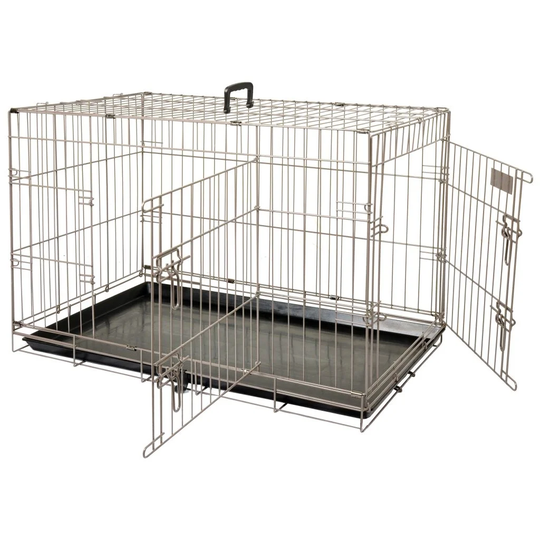 Flamingo Pet Crate Ebo Metallic Brown