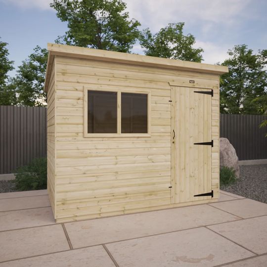Tiger 9 Ft. W x 6 Ft. D Shiplap Pent Wooden Shed