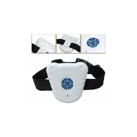 Anti-bark dog collar vibrating ultrasonic waterproof one size