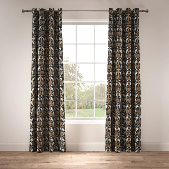 Made to Order - Nouveau Heron Eyelet Blackout Curtains