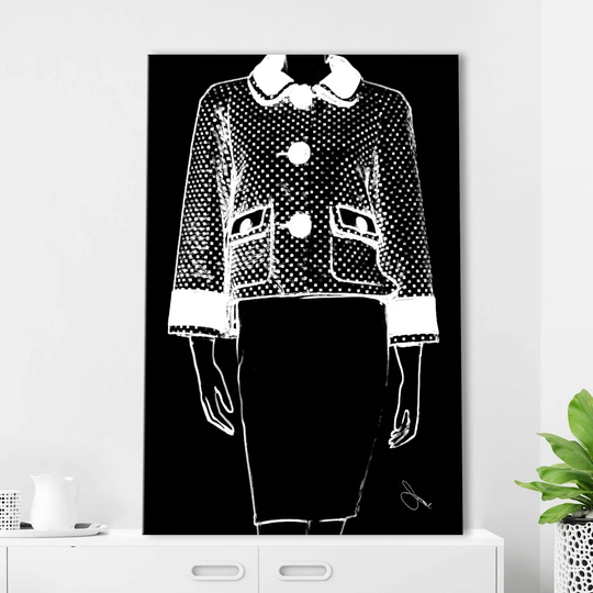 Classic Chic 1 by Jodi - Wrapped Canvas Graphic Art Print