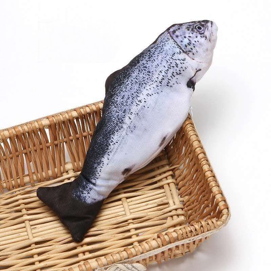 Mobile Cat Kick Toy Puppy Swing Fish Cat Toy Soft Fish Sports Kitten Toy Plush Interactive Cat Sports Toy Mouse Animal Toy Funny Cat Simulation Fish