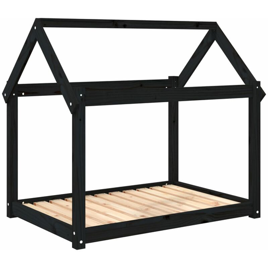 Vidaxl - Dog Bed Black 101x70x90 cm Solid Wood Pine Black