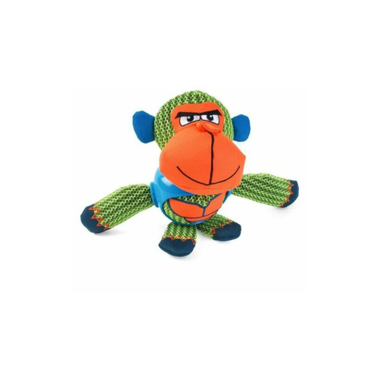 Zoon Strong Tough Fun Dura Chimp tug of war Dog Toy with Squeaker