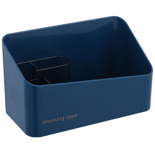 Pesce - Desktop drawer multi-compartment cosmetic storage box blue