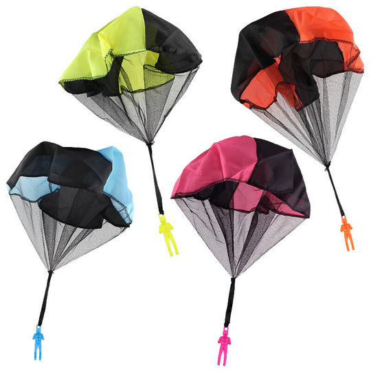 4-piece color random children's hand throwing umbrella toy soldier umbrella outdoor toy children's toy square outdoor toy
