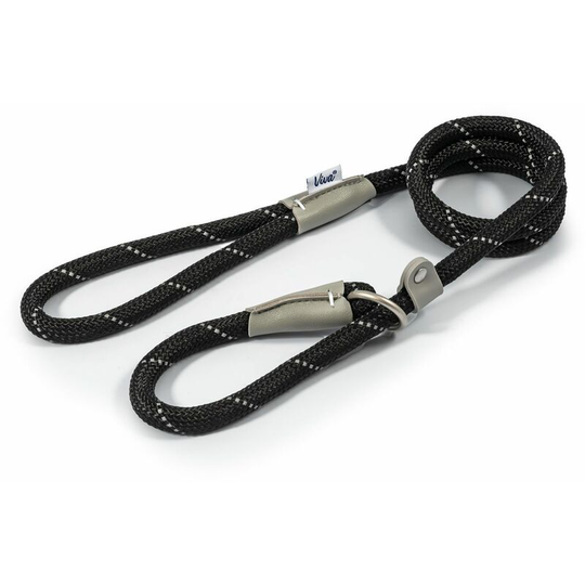Viva Rope Slip Reflective - 1.5 m x 12 Mm Black - Ancol