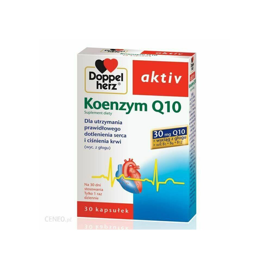 DOPPELHERZ AKTIV KOENZYM Q10 30mg 30 kap Olimp Coenzyme Q10 climea colfarm