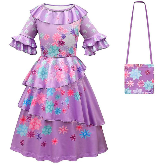 Thsinde - Girl Princess Isabela Dress Up Cosplay Costume Party Dresses b