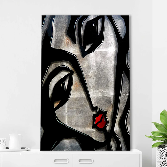 Scratches by Tom Fedro - Wrapped Canvas Painting Print