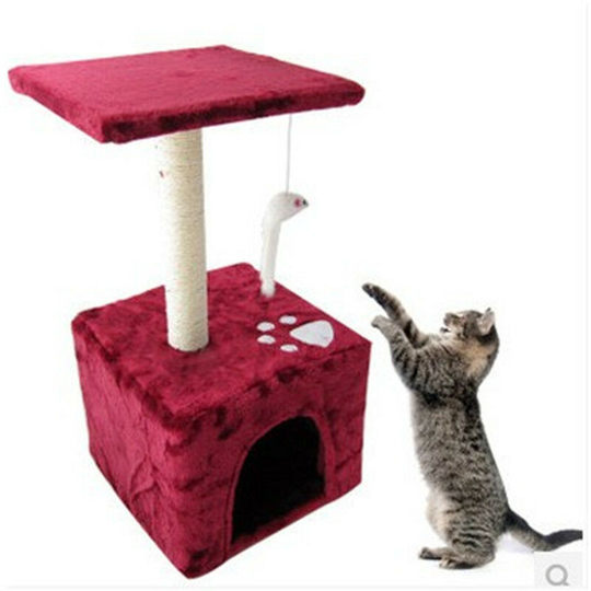 Cat Tree with Scratching Post Climbing Tree Activity Center Cat Toy