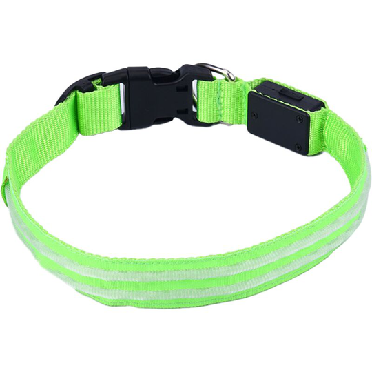 Led Dog Collar, Rechargeable Flash Dog Collar Adjust Your Pet's Collar To Increase Visibility Super Bright